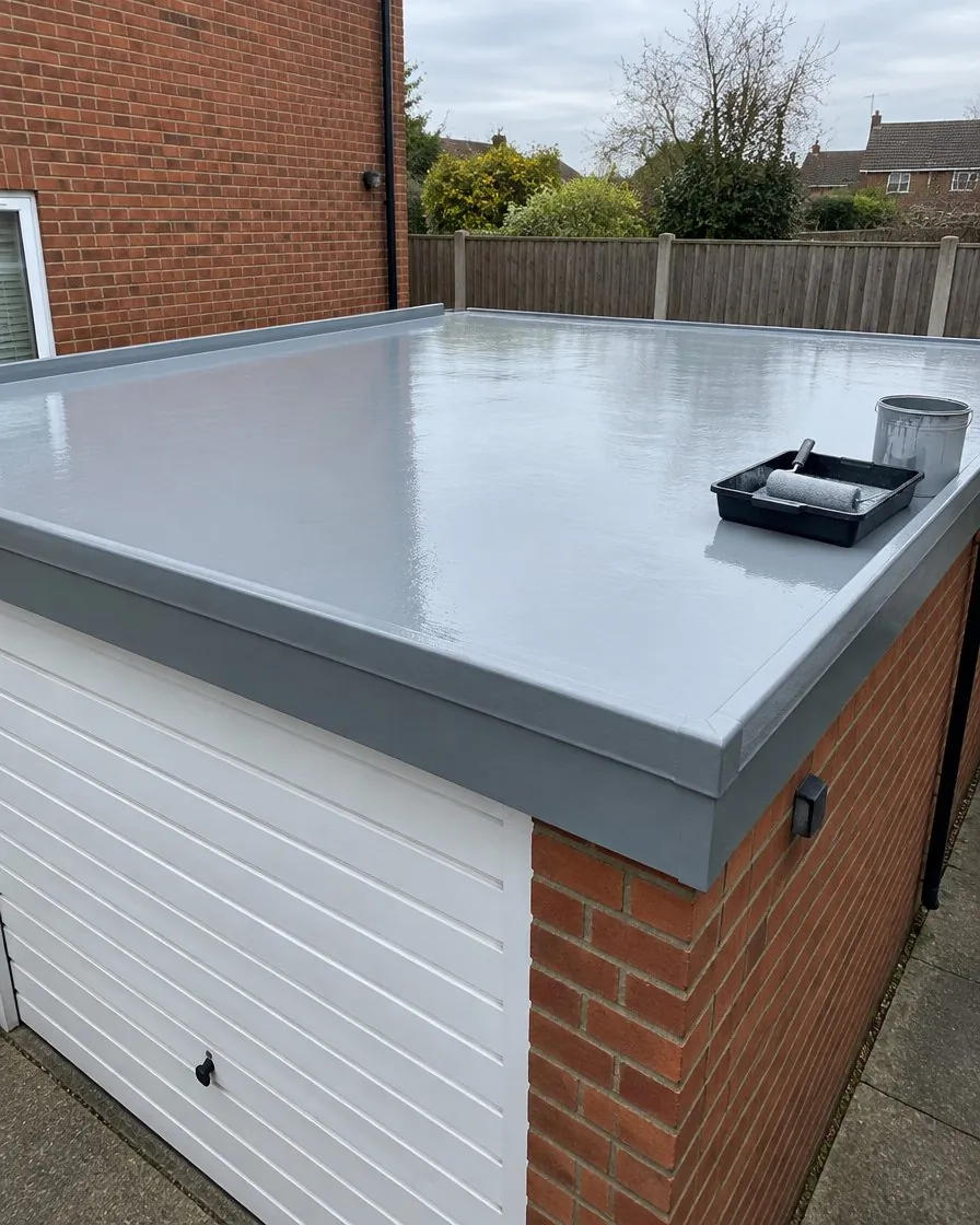 Garage roof replacement in Dawlish